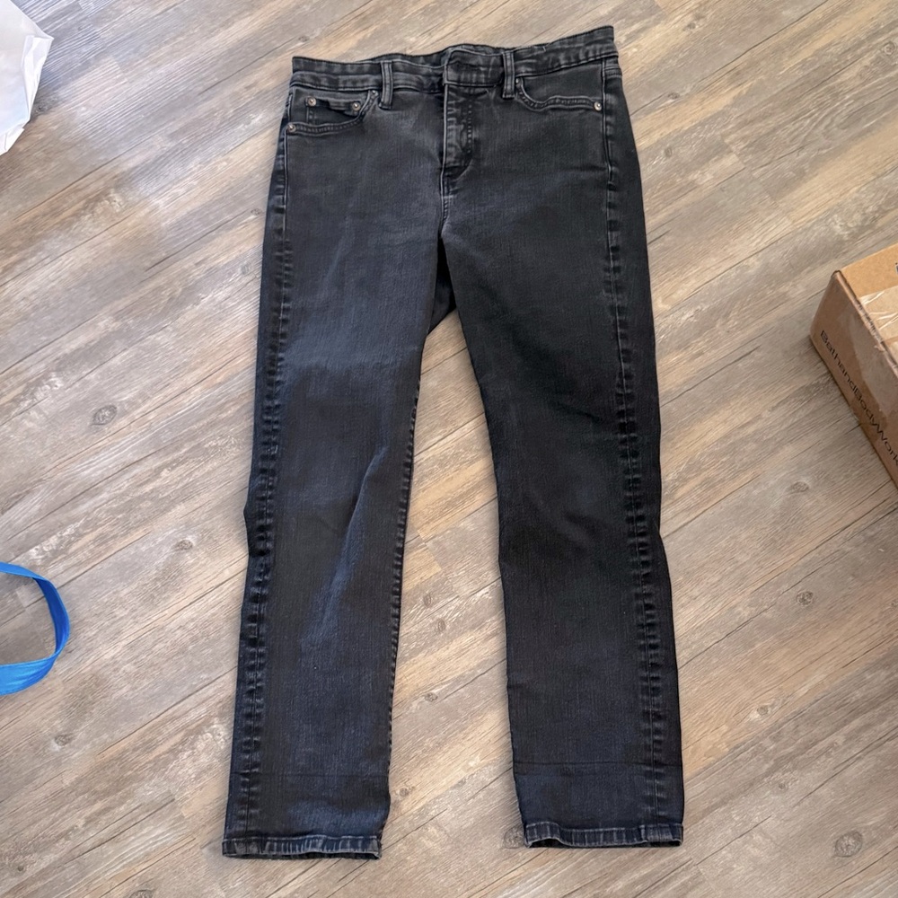 Lauren Ralph Lauren grey premiere straight crop Jeans